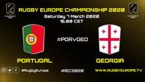 PORTUGAL / GEORGIA - RUGBY EUROPE CHAMPIONSHIP 2020