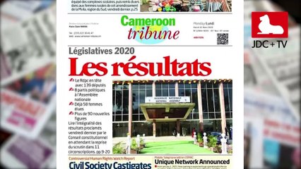 REVUE DE PRESSE CAMEROUNAISE DU 02 MARS 2020