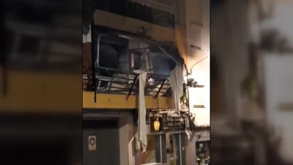 Tres heridos en una explosión de gas en Marbella