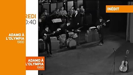Adamo à l'Olympia en 1965, jamais revue depuis 1966, mercredi soir à 20h40 sur TV Melody