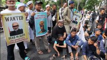 Indonesian protesters gather outside Indian embassy to condemn violence against Muslims