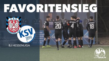 Klarer Sieg für den Tabellenführer | FSV Frankfurt U17 – Karbener SV U17 (BJ Hessenliga)