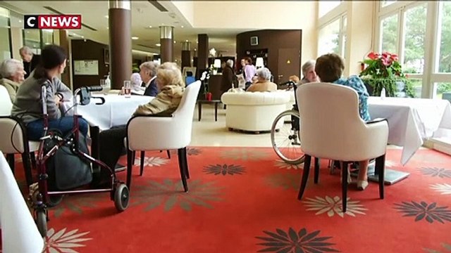 Virus - Dans cet Ephad de Châtillon dans les Hauts-de-Seine, le personnel a renforcé la vigilance pour les personnes venant de l'extérieur - VIDEO