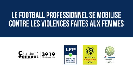 Le foot pro se mobilise contre les violences faites aux femmes