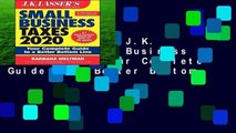 Full version  J.K. Lasser s Small Business Taxes 2020: Your Complete Guide to a Better Bottom