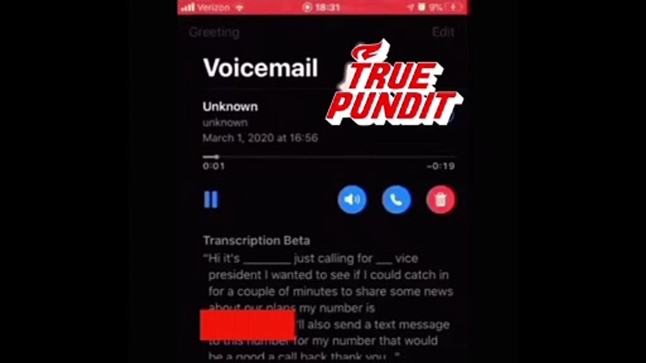 Mayor Pete Voicemail