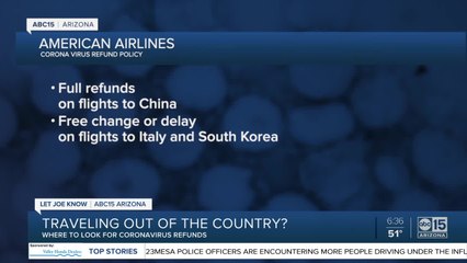 Can you get a Coronavirus travel refund?