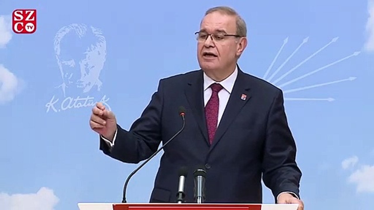 CHP Genel Başkan Yardımcısı ve Parti Sözcüsü Faik Öztrak'ın açıklamaları