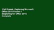 Full E-book  Exploring Microsoft Office 2016 Volume 1 (Exploring for Office 2016) Complete