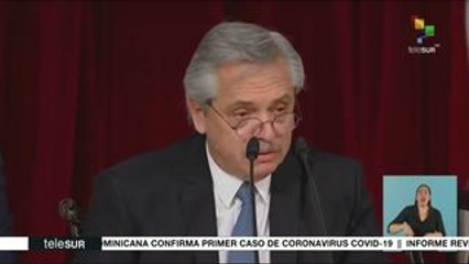 Pdte. argentino buscará aumentar la producción y reducir la pobreza