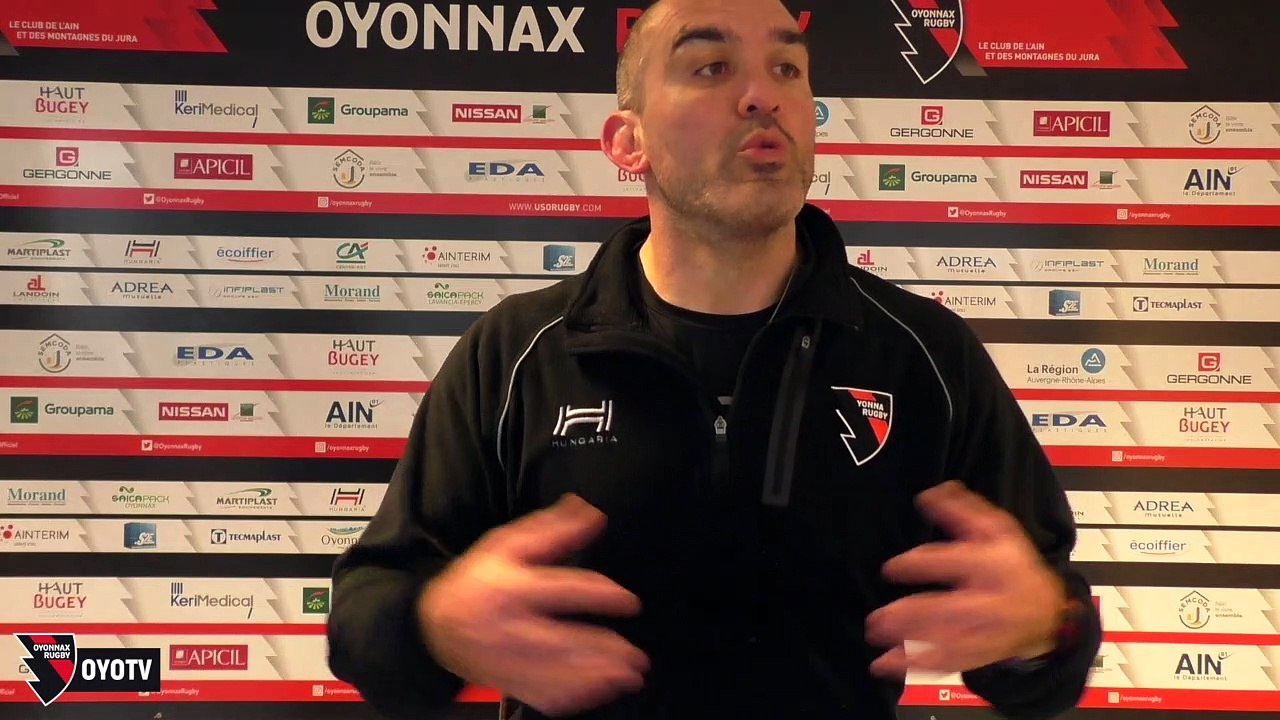 Point presse avant Oyonnax / Grenoble - 23ème journée Pro D2