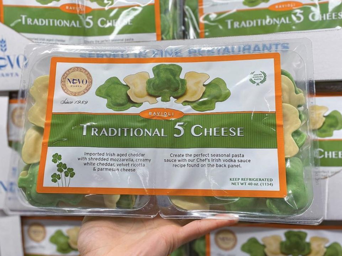 ⁣You Can Buy St. Patrick’s Day Ravioli in Bulk at Costco