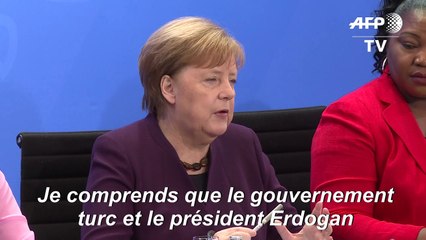 Merkel: "inacceptable" qu'Ankara fasse pression avec les migrants