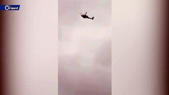 مروحية إسرائيلية تقصف سيارة لميليشيا حزب الله بريف القنيطرة