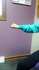 Open hand finger tip touch