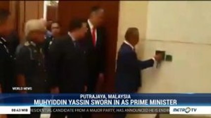 Muhyiddin Yassin Sworn in as Malaysian Prime Minister