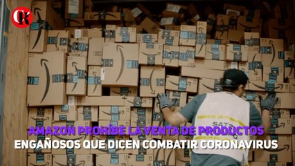 Amazon prohíbe la venta de productos engañosos que dicen combatir coronavirus