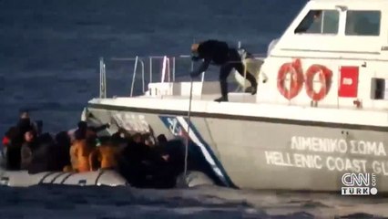 Göçmen botunu batırmak istediler