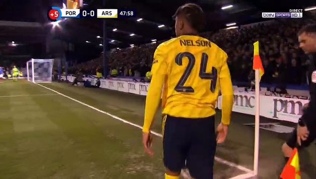 Sokratis Papastathopoulos Goal - Portsmouth vs Arsenal 0-1 02/03/2020