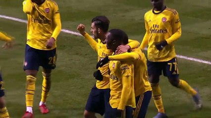Nketiah Goal Portsmouth 0-2 Arsenal (Full Replay)