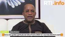 L’Alliance des guides spirituels de Côte d’Ivoire (Ags-CI) veut des élections dans la paix.