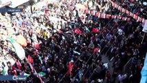 مظاهرة مركزية في مدينة اعزاز بحلب دعما للعملية العسكرية ضد ميليشيا أسد