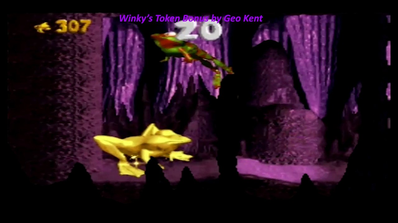 Donkey Kong Country-Winky's Token Bonus
