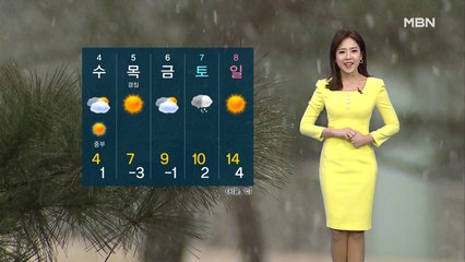 아침 쌀쌀, 낮 다시 포근…주 후반 반짝 꽃샘추위