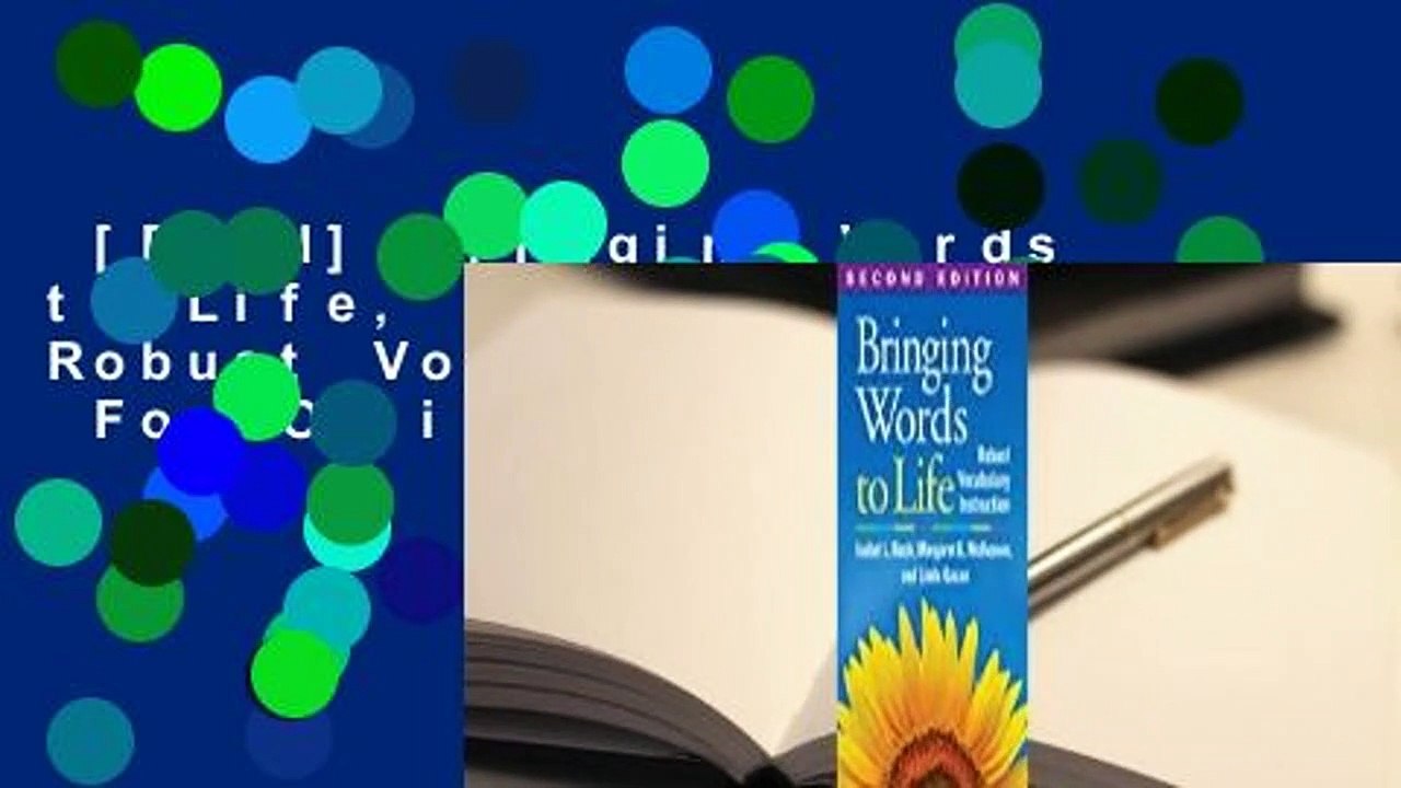 [Read] Bringing Words to Life, Second Edition: Robust Vocabulary Instruction  For Online