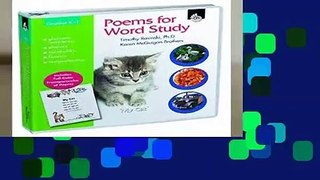 Poems for Word Study  For Kindle