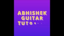 Nut position chords or open chords in guitar with proper shapes and fingering