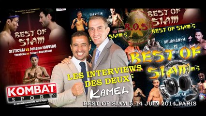 Les Interviews des deux KAMEL BEST OF SIAM 5  14.6.2014 PARIS