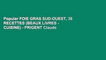 Popular FOIE GRAS SUD-OUEST, 36 RECETTES (BEAUX LIVRES - CUISINE) - PRIGENT Claude