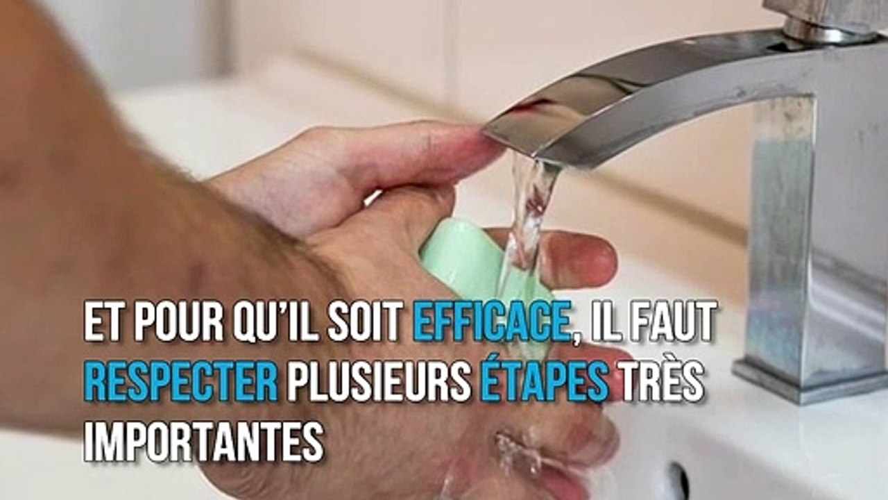 Comment bien se laver les mains, selon l'OMS