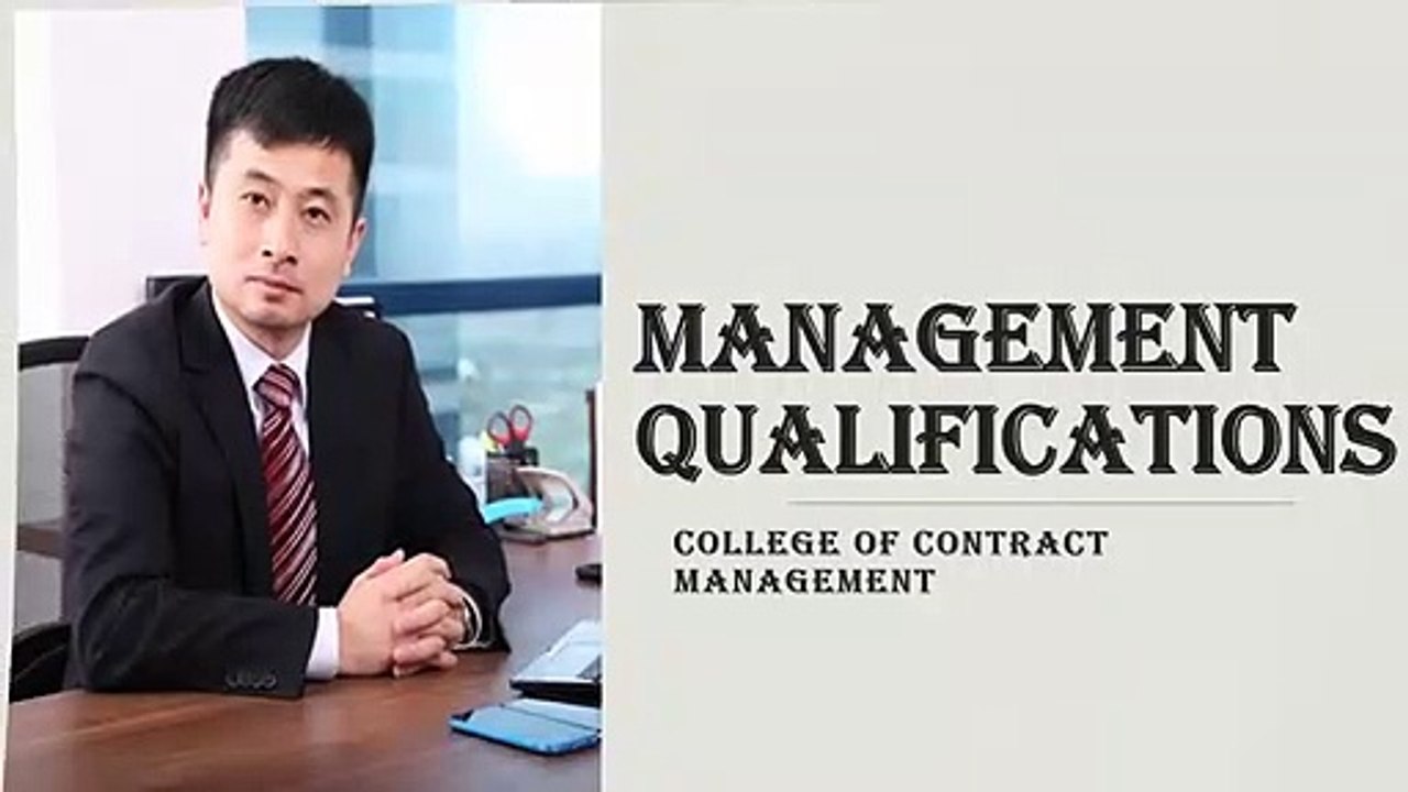 Management Qualifications