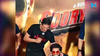 Late for Sooryavanshi Trailer Launch, Ranveer blames Deepika, here reply is epic