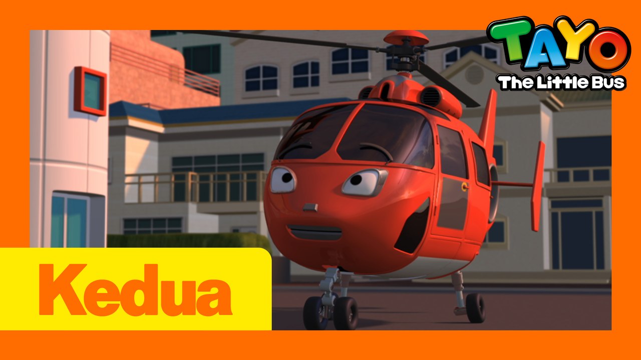 Ep.21 Air, Si Helikopter Pemberani l Tayo Bus Kecil Musim 2