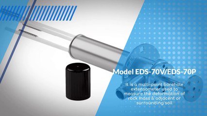 Model EDS-70V, 70M Multi-point Borehole Extensometer