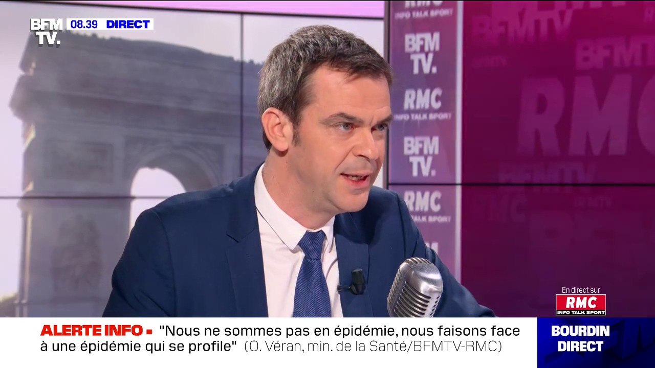 Olivier Véran: "Nous ne sommes pas en épidémie, nous faisons face à une menace épidémique qui se rapproche"