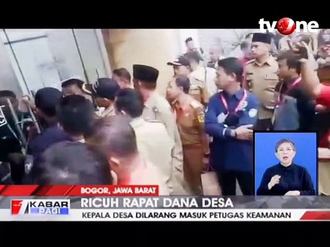 Ratusan Kepala Desa Ngamuk, Rapat Kerja di Bogor Ricuh
