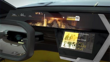 2020 Renault Morphoz - 3D Animatic - Infotainments System