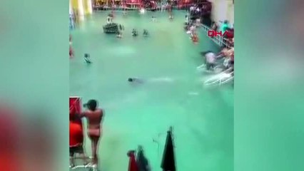 Mahkumlar, hapishane bahçesini yüzme havuzuna çevirdi