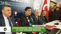 Çaykur  Rizespor, Ünal Karaman ile 1,5 yıllık sözleşme imzaladı