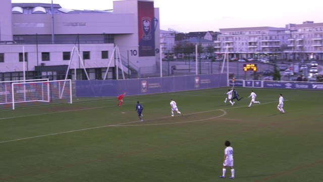 N3 : Le but victorieux de Herman Moussaki lors de SMCaen 1-0 Cherbourg