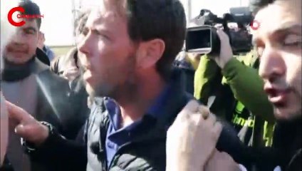 Göçmenden Yunan gazeteciyi şoke eden yanıt!