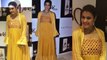 Kajol looks looks beautiful in yellow Gown dress at Devi screening | FilmiBeat