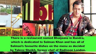10 Unknown Facts of Salman Khan