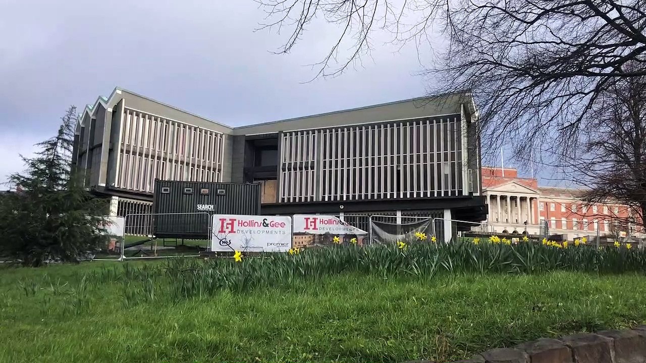 Work underway on Chesterfield's old magistrates' court