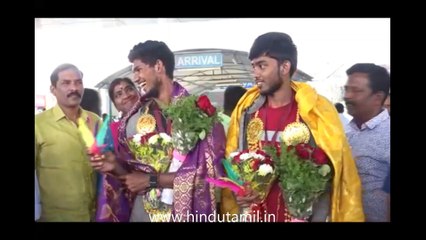 கென்யாவில் சர்வதேச இறகுபந்து போட்டியில் தங்கம் வென்ற கல்லூரி மாணவர்கள் பேட்டி