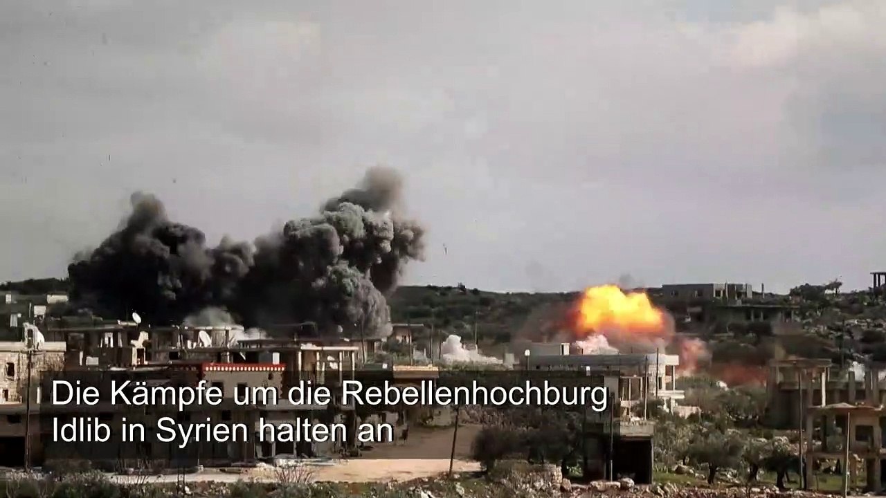 Luftangriffe, Trümmer, Flüchtende: Das Elend von Idlib